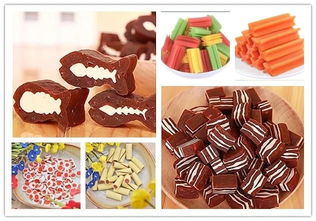 Automatic Industrial Double Color Pet Dog Treats Chew Gum Machinery