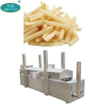 Deep Conveyor Commercial Industrial Gas Fryer Automatic French Fries Frying Machine