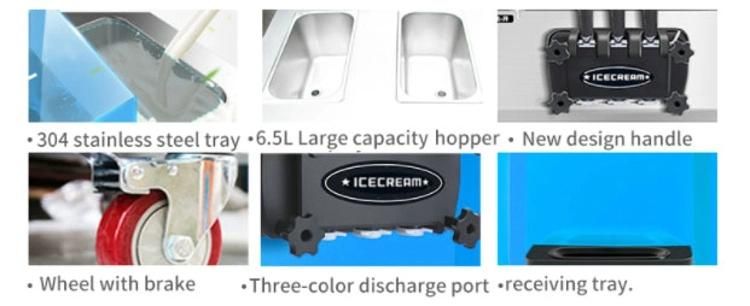 High Quality Counter Top Small Soft Serve Yogurt Table Top Ice Cream Making Machine