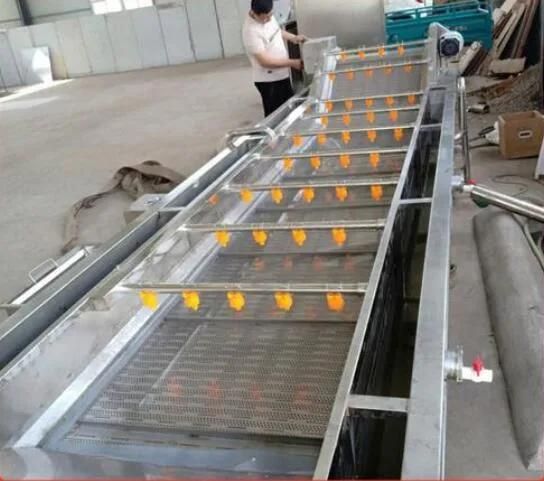 Air Bubble Cleaning Equipment with Conveyor Leaves Washing Machine or Washer