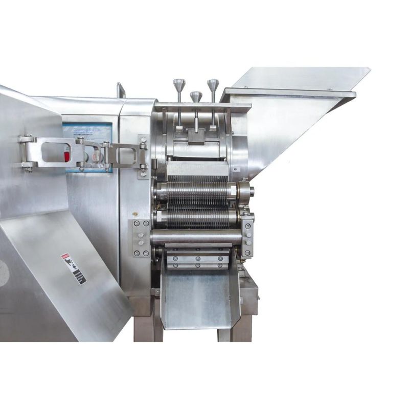 Automatic Potato Peeling & Cutting Machine/Potato Chips Slicing Machine