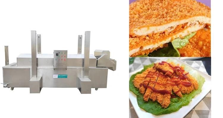 Diesel Burner Fryer Automatic Continuous Frying Machine for Fried Chicken