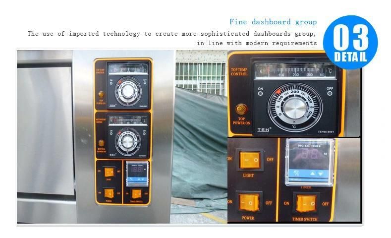 Factory Price 3 Decks 6 Trays Catering Bakery Equipment Commercial Electric Oven Bread Baking Oven
