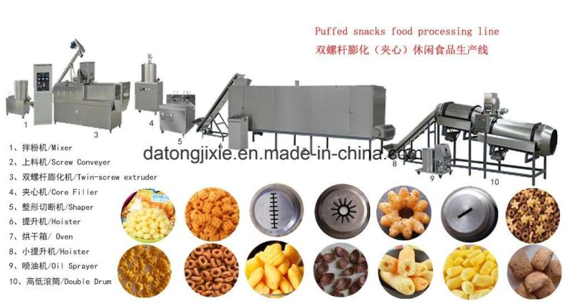 Jam Core Filling Snacks Food Processing Machine