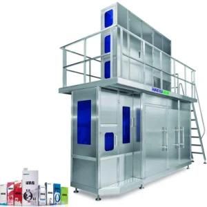 Automatic Aseptic Milk Carton Juice Liquid Filling Packaging Machine