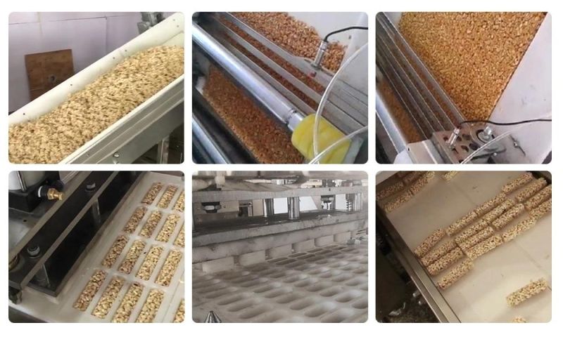 Complete Cereal Bar Production Line / Corn Snacks Food Processing Line