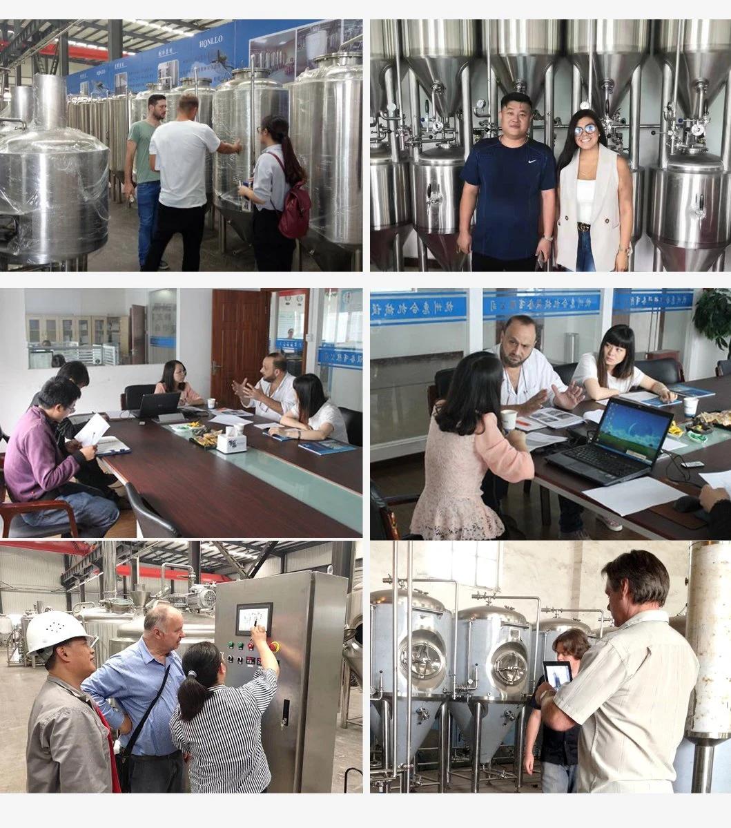 SUS 304 / 316 Beer Brewery Equipment with Rose Golden