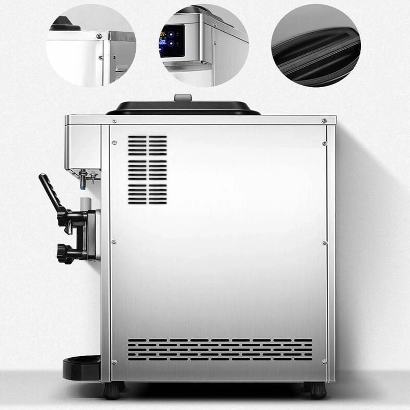 Mini Soft Ice Cream Making Batch Freezer with Digital Display
