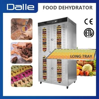 28 Long Tray Industrial Food Dryer Machine Food Fruits Vegetables Dehydrator Air Dryer ...