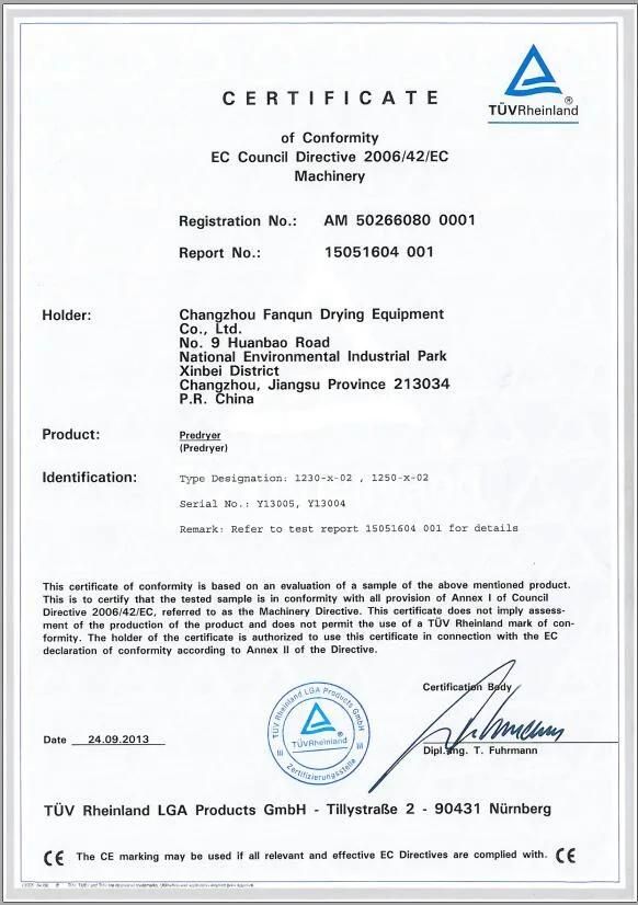 CE ISO ASME Certificated Vacuum Catalyst Cone Dryer for Pharmaceutical, Chemicals Guanules, and Food Product From Top Chinese Manufacturer, GMP Dryer