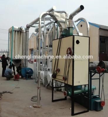 Maize Wheat Flour Powder Make Line with Automatic Packer From Chengli Machinery