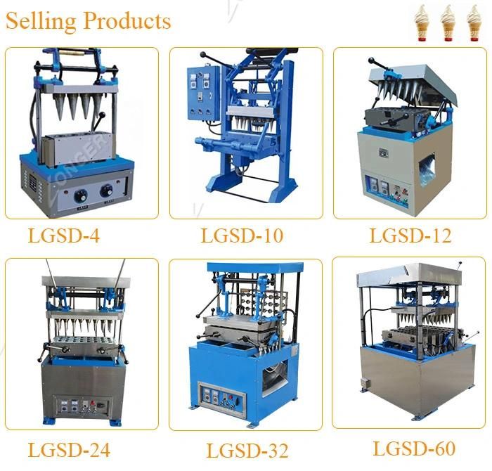 Best Ice Cream Popcorn Cone Forming Machine Pizza Cone Holder
