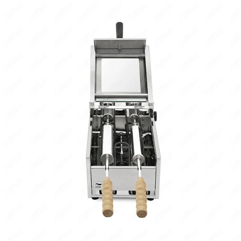 Np24 Electric Ice Cream Cone Baking Oven Mini Chimney Cake Roller Grill Oven Kurtos Kalacs Waffle Cone Baker Maker Snack Machine