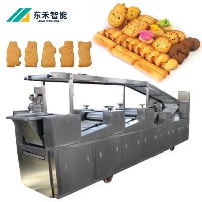 Stainless Steel Hard Biscuit Production Line Soft and Hard Biscuit Processing Line Biscuit ...