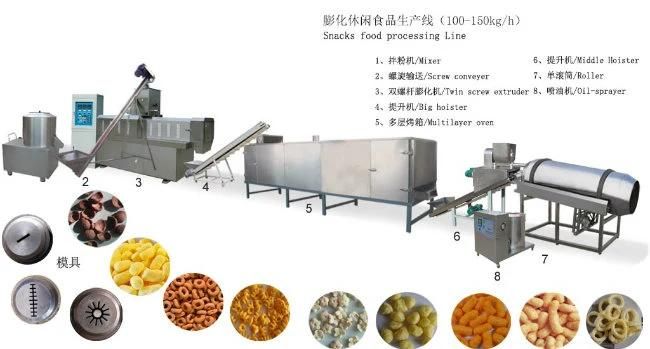High Quality Core Filling Puffed Snack Food Extruder
