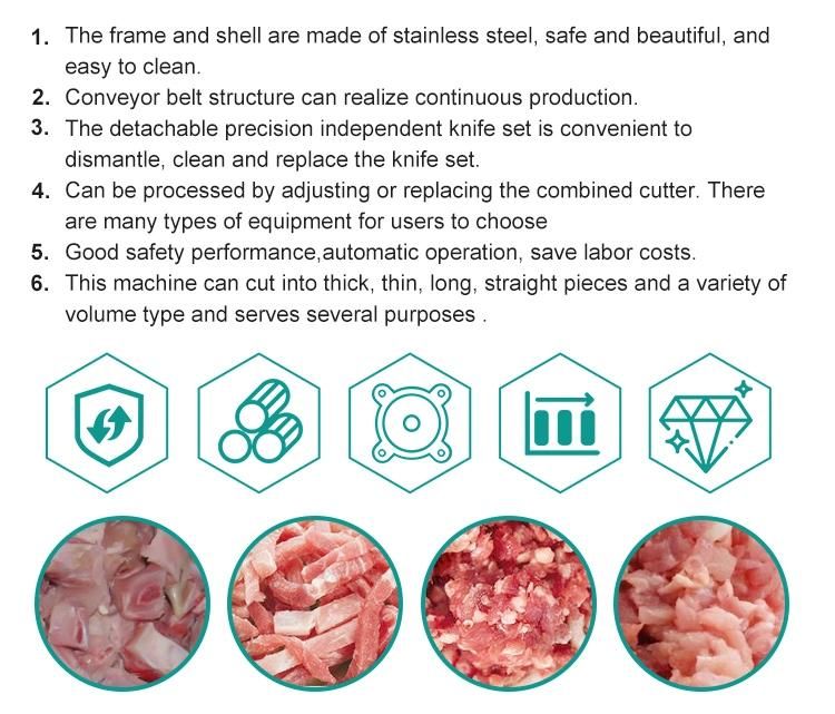 Professional Stainless Steel Industrial Meat Slicer Vertical Meat Cutting Machine
