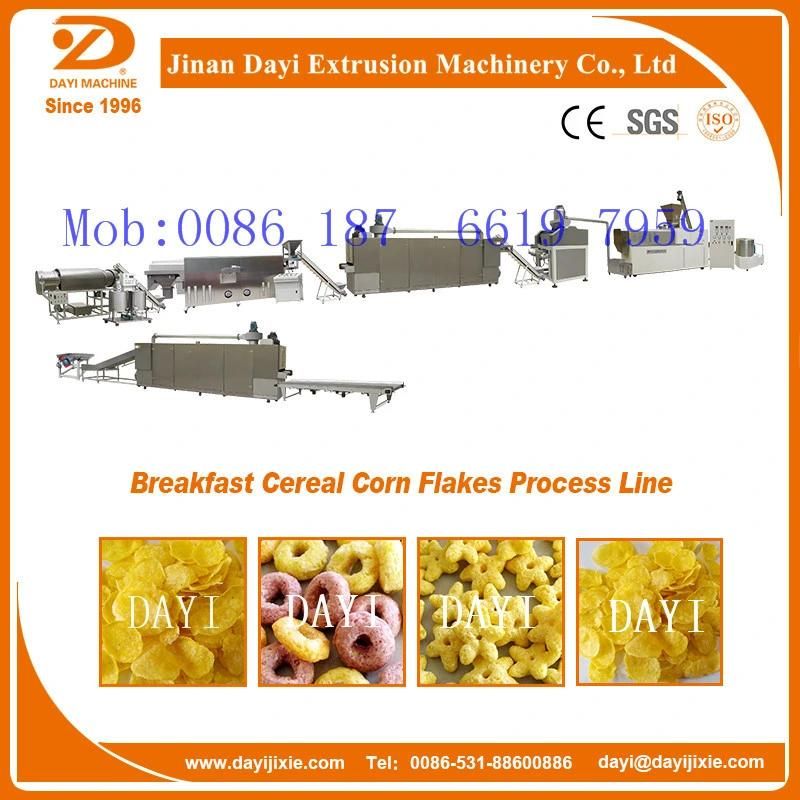 Grain Flakes Corn Flakes Cereals Process Line