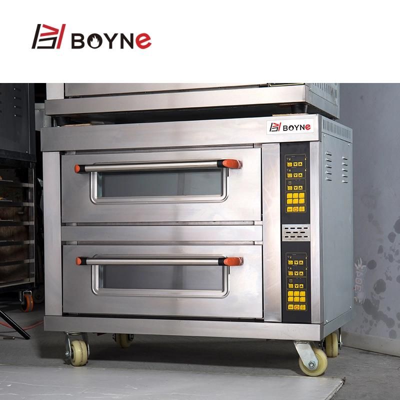Commercial Bakery Equipment Electric 2 Deck 2 Trays Baking Oven