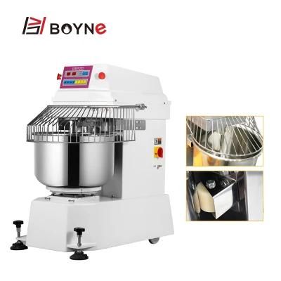 130L Stainless Steel Double Speed Spiral Dough Mixer