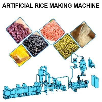 Fully Automatic Artificial Fortified Nutritional Instant Rice Making Processing Machine