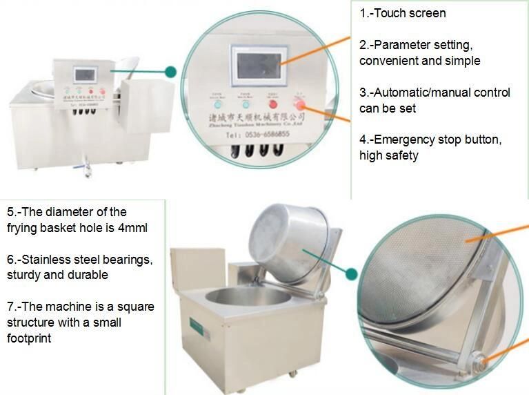 Batch Automatic Fryer Machine Pork Rinds Frying Machine