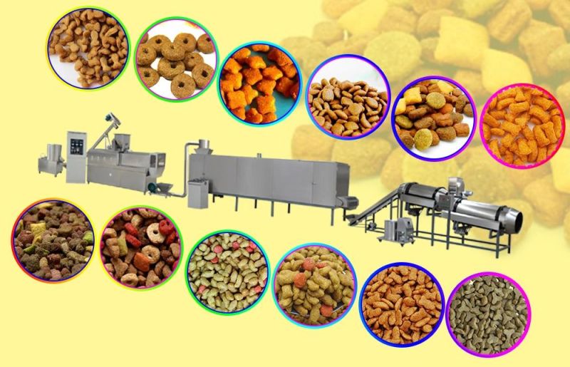 Full Automatic Pet Food Making Machine High Quality Industrial Pet Feed Processing Line for Sale