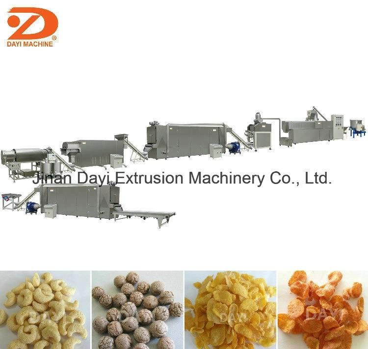 Jinan Hot Melt Cereal Breakfast Extruder Making Machine