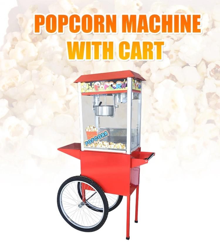 8 Oz Commercial Popcorn Machine with Cart