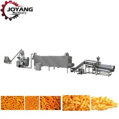 Fried Kurkure Processing Line Nik Naks Cheetos Making Machine Manufacturer