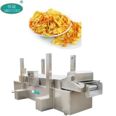 Deep Belt Fryer Machinery Automatic Continuous Farsan Frying Machine