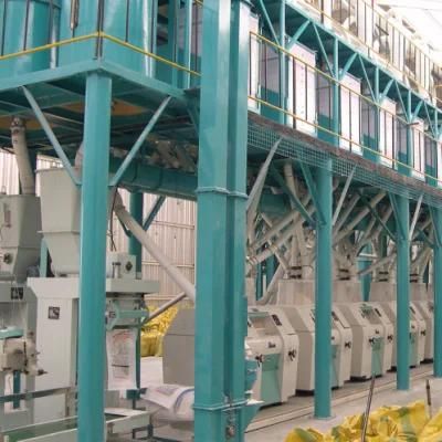 5-500t Maize Flour Milling Machine Making Africa Maize Staple Food