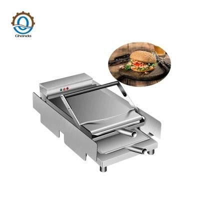 Automatic Hamburger Toasting Machine Hamburger Bun Maker Bread Toaster Heater Machine