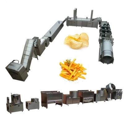Potato Processing Equipment French Fries Potato Chips Production Line