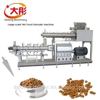 Industrial Automatic Wet Dry Animal Pet Dog Cat Food Extruder Fish Feed Making Machine ...