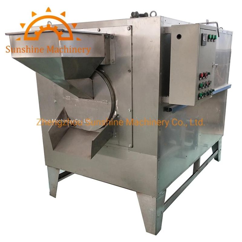 Cocoa Bean Peanut Hazelnut Groundnut Roasting Machine