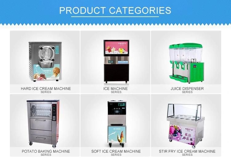 Large Capacity Automatic 18-24L/H Hard Ice Cream Machine