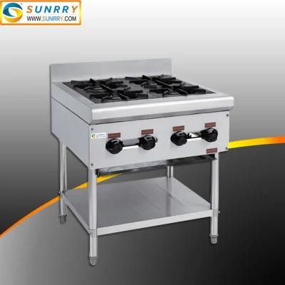 Restaurant Equipment Gas Cooker 4 Burner