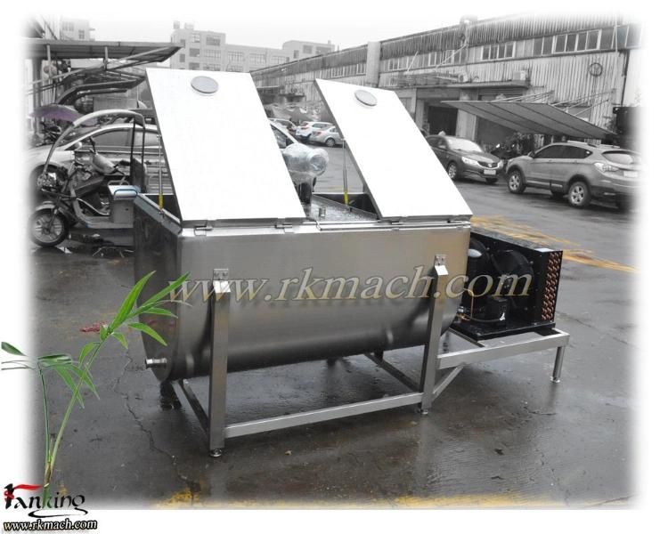 2500L Direct Expansion Milk Storage Cooling Tank Cooling Tank (U type open top milk cooler)