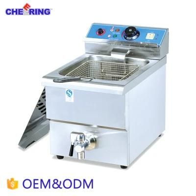 Counter Top Electric 1 Tank 1 Basket Chicken Fryer