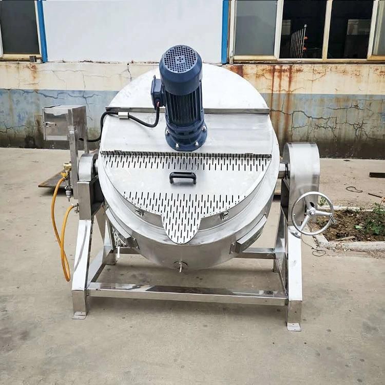 Factory Direct Sale Catering Machinery Industry Steam Jacketed Boiler Automatic Cooking Planet Stirred Soup Port