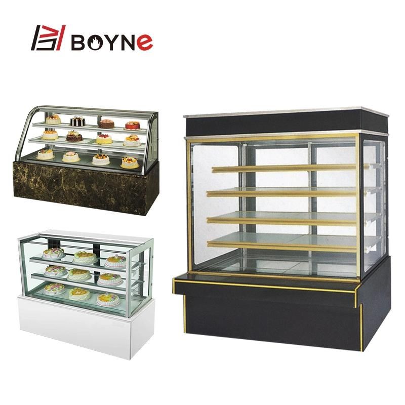Bread Baking Showcase Cake display Freezer Cafe Shop Equipments