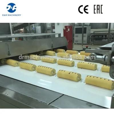 Food Processing Machinery Baby Cakes Maker Swiss Roll Machine