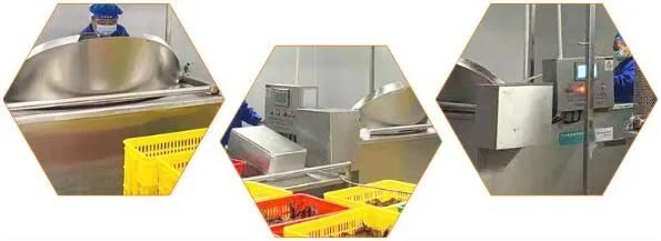 Industrial Snack Food Fryer Machinery for Sale Shrimp Ball Frying Machine