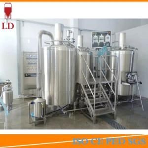 Electric Steam Direct Fire Heating Draft Beer Brewing Making Fermenting Machine Price