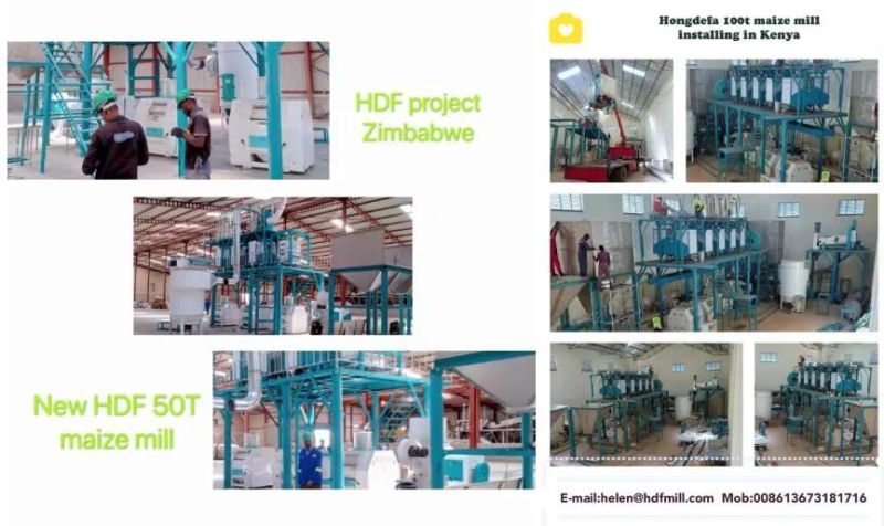 Processing Maize Corn Meal Flour Grits Factory Milling Mill Machine
