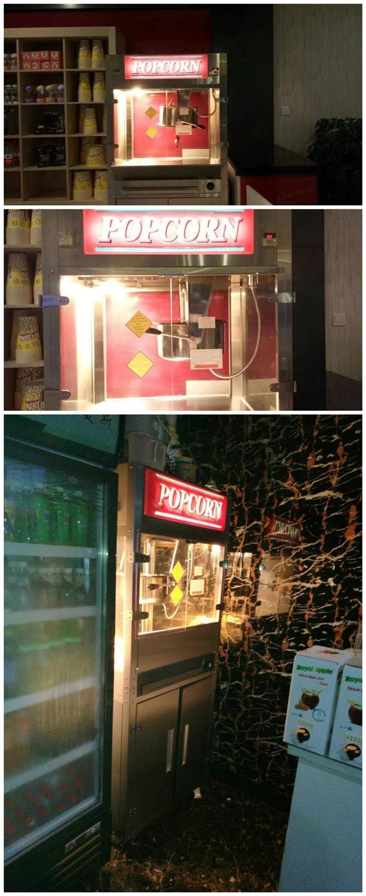 Stainless Steel Commercial Electric 32 Oz Mushroom Popcorn Machine for Cinema