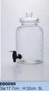 Wholesale Glass Beverage Dispenser Glass Juice Jar