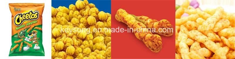 Kurkure Cheetos Extruder Making Machine 120kg/H From Jinan Keysong