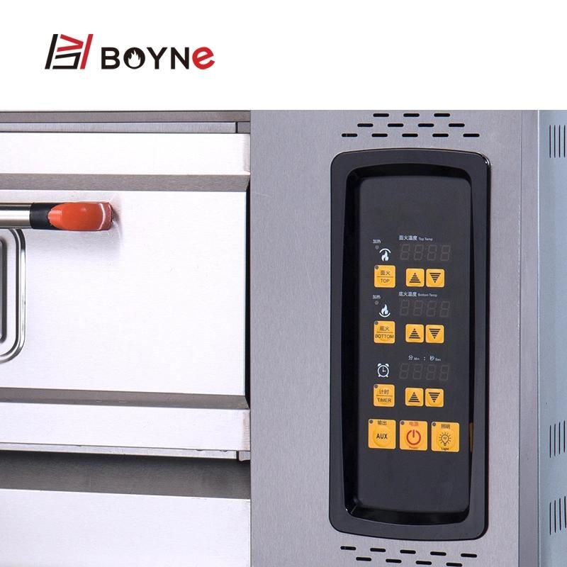 Three Deck Six Trays Microcomputer Gas Baking Oven