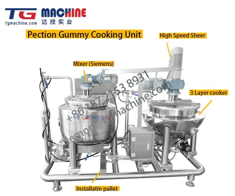 Advanced Gummy Candy Production Line Gummy Filling Machine Gummy Bear Making Machine